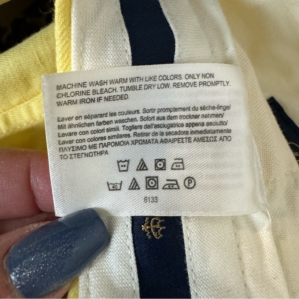 Brooks Brothers Linen Blend Yellow Shorts 40 - Picture 9 of 9